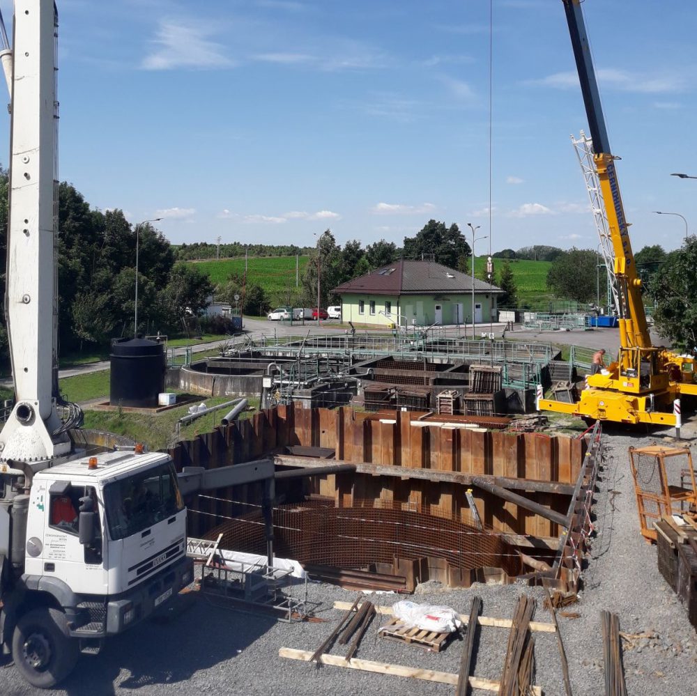 Intenzifikace ČOV Bílovec POHL cz, a.s. česká stavební firma